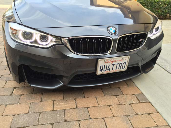 QU4TTRO vanity license plate