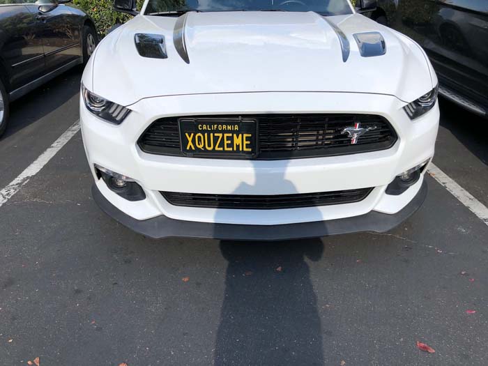 XQUZEME vanity license plate
