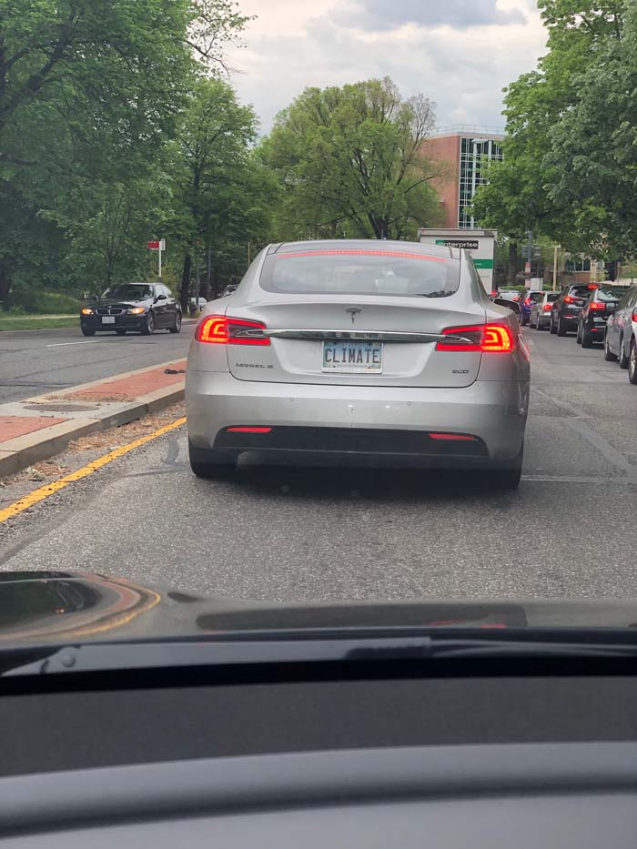 CLIMATE vanity license plate meaning Climate