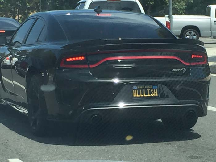 HLLLISH vanity license plate meaning Hellish