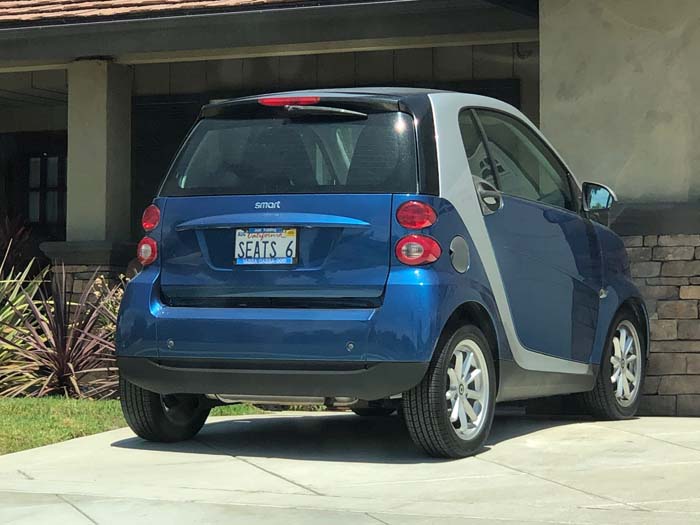 SEATS6 vanity license plate
