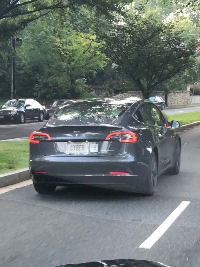 CYBER vanity license plate meaning Cyber