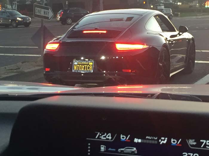 NTOXIC8 vanity license plate meaning Intoxicate