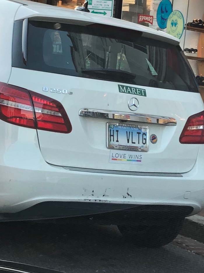 HIVLTG vanity license plate