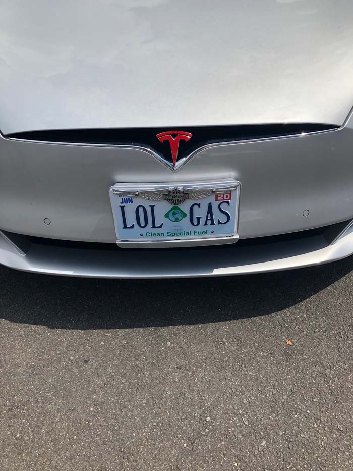 LOLGAS vanity license plate