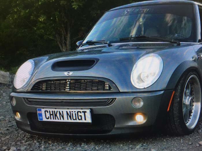 CHKNNUGT vanity license plate meaning Chicken Nugget