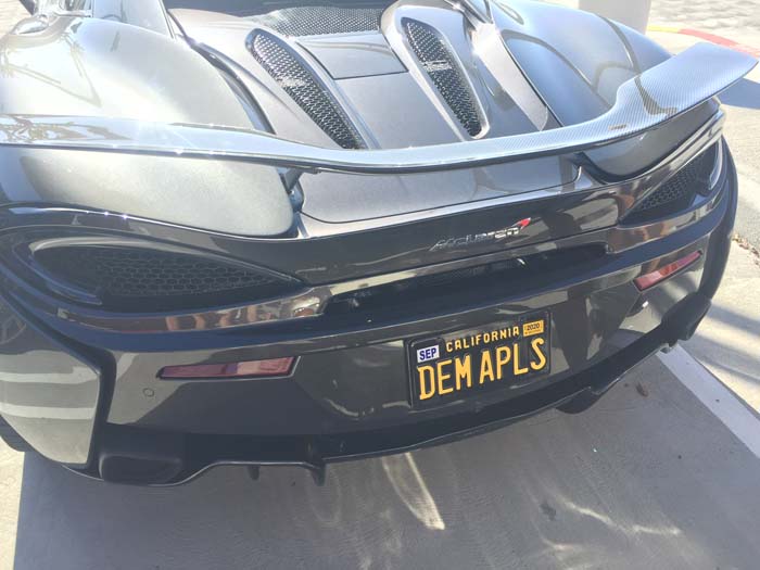 DEMAPLS vanity license plate