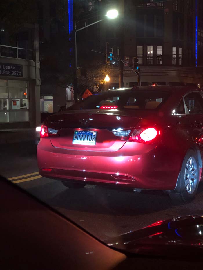 WORRYDR vanity license plate meaning Worry Doctor