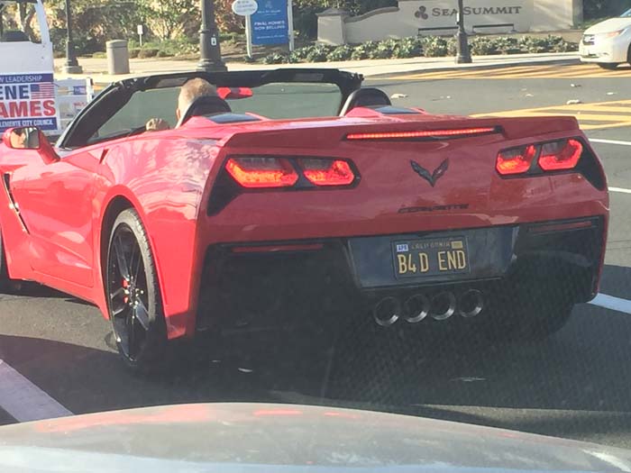 B4DEND vanity license plate meaning Before The End