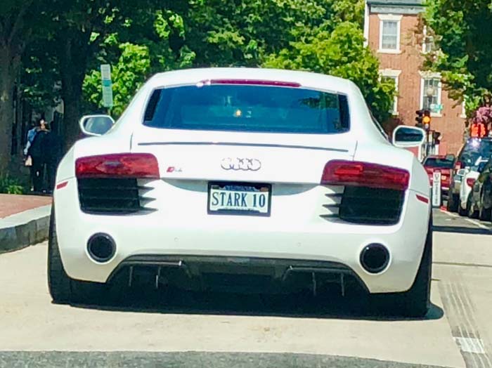 STARK10 vanity license plate