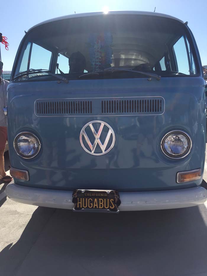 HUGABUS vanity license plate meaning Hug a Bus