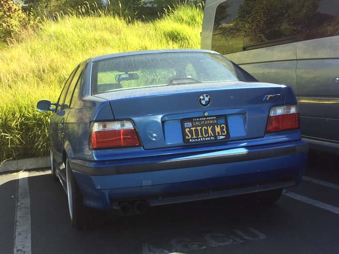 STICKM3 vanity license plate