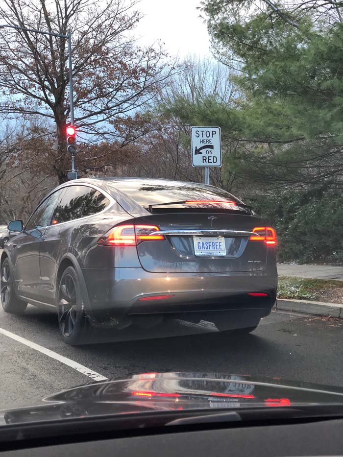 GASFREE vanity license plate
