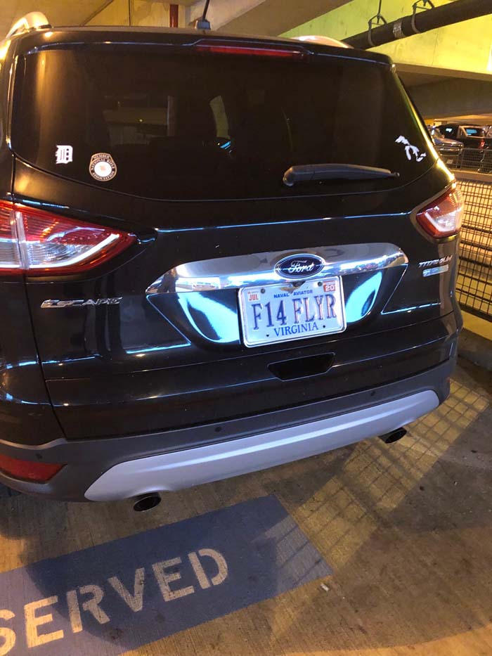 F14FLYR vanity license plate
