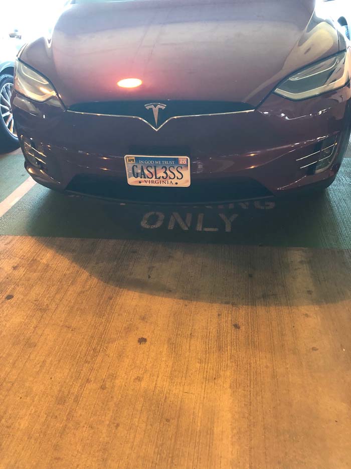 GASL3SS vanity license plate