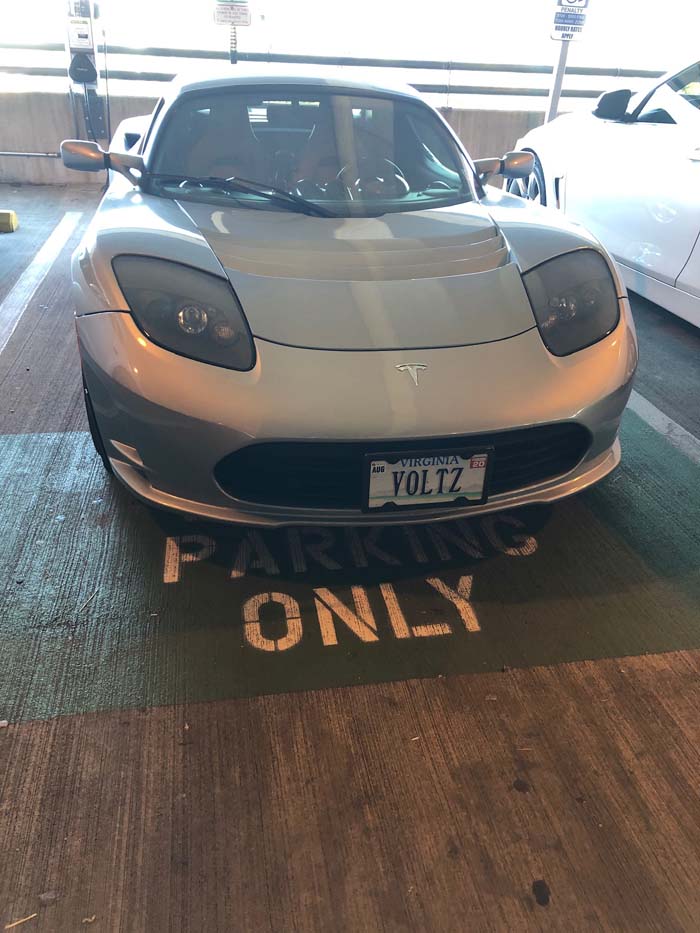 VOLTZ vanity license plate