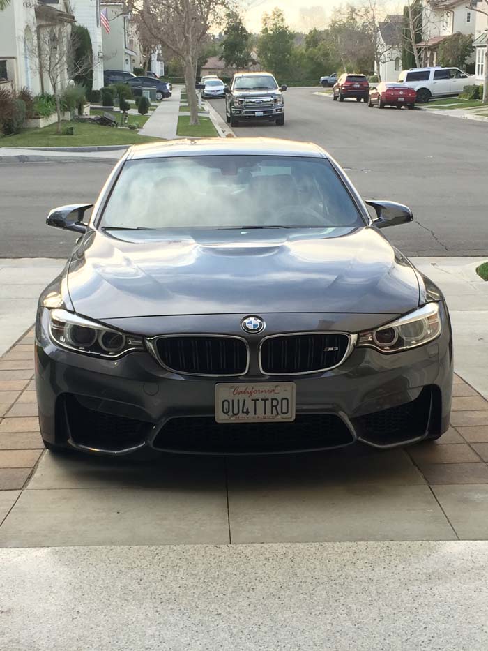 QU4TTRO vanity license plate meaning Quattro