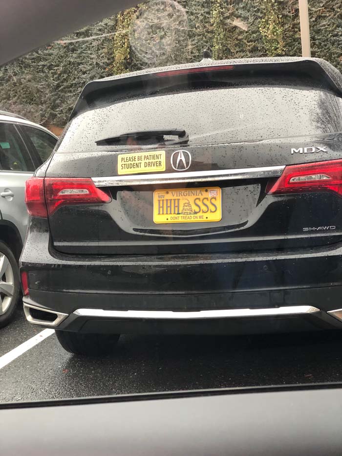 HHHSSS vanity license plate meaning Hisssss