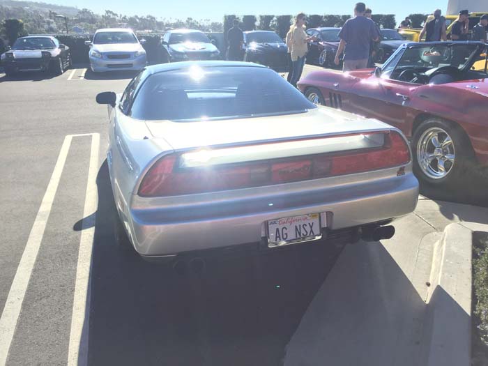 AG NSX vanity license plate meaning Silver NSX