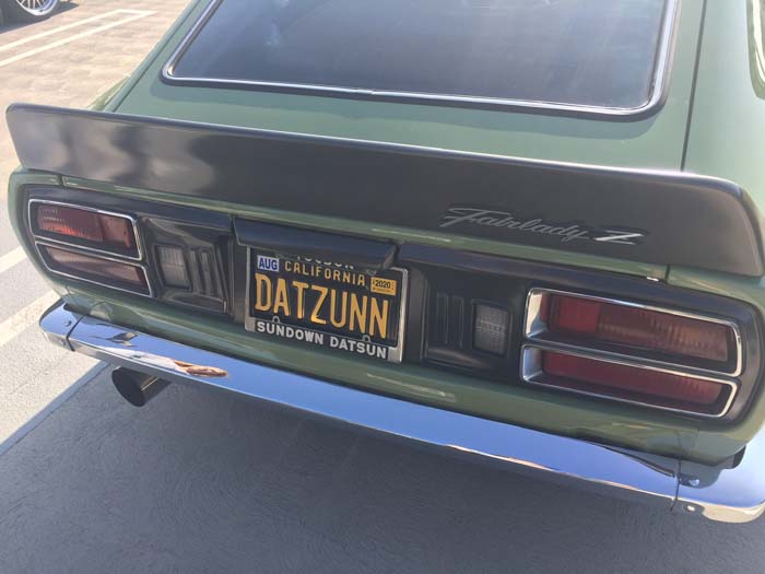 DATZUNN vanity license plate meaning Datsun