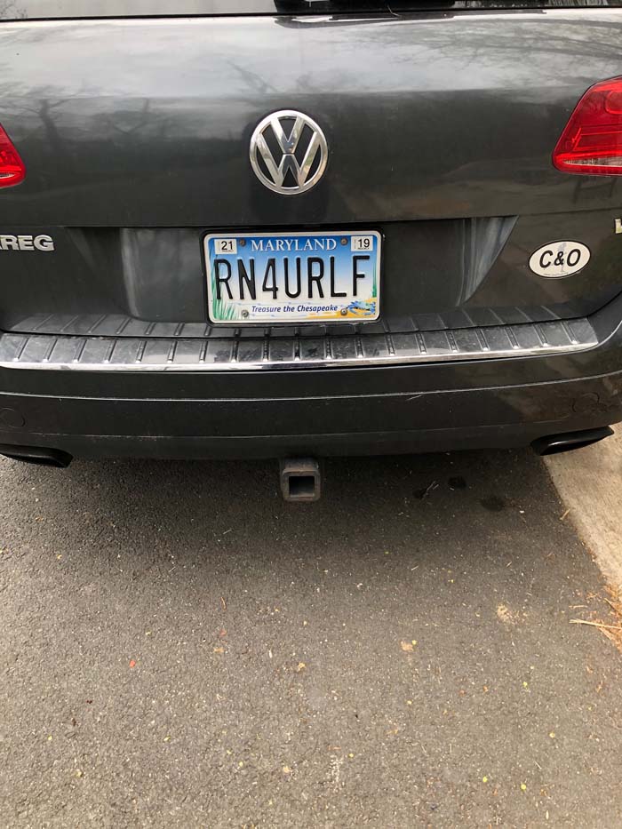 RN4URLF vanity license plate