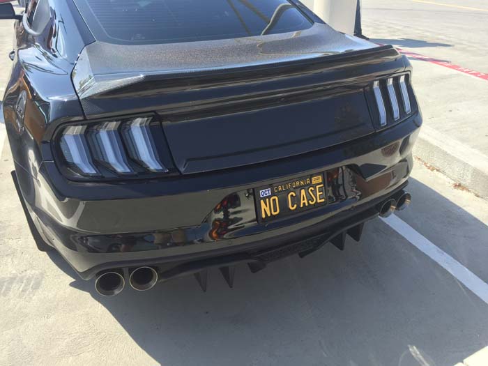 NOCASE vanity license plate