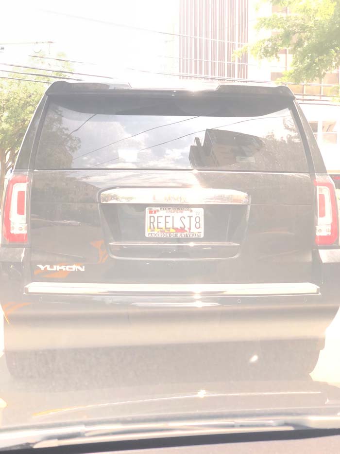 REELST8 vanity license plate
