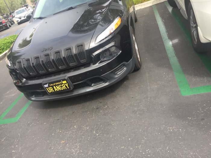 URANGRY vanity license plate meaning You Are Angry