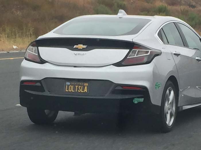 LOLTSLA vanity license plate