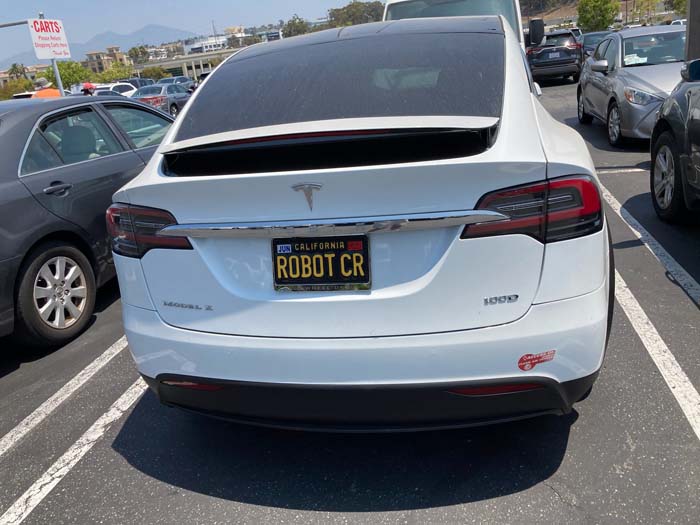 ROBOTCR vanity license plate meaning Robot Car