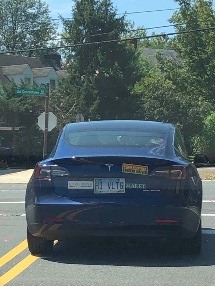 HIVLTG vanity license plate meaning High Voltage