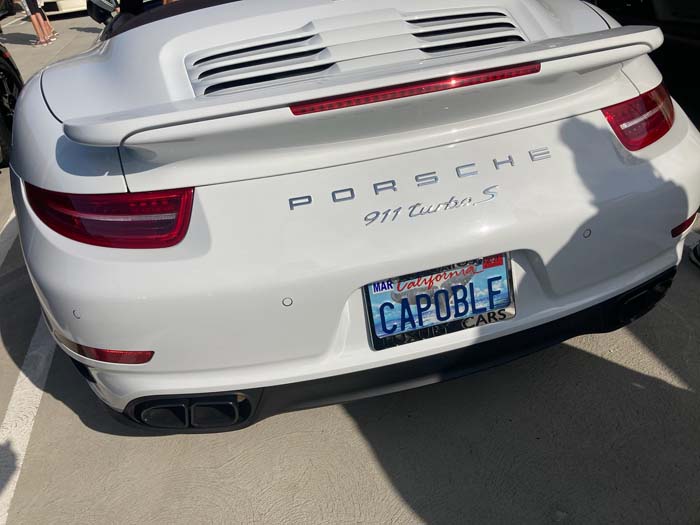 CAPOBLE vanity license plate meaning Capable