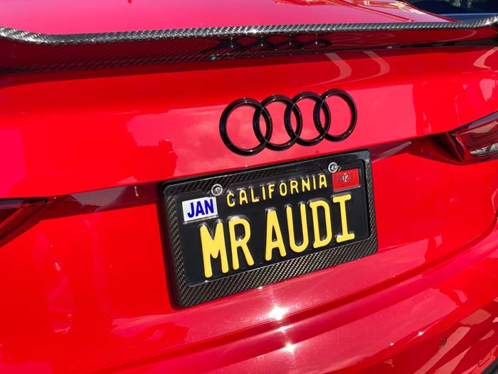 MRAUDI vanity license plate