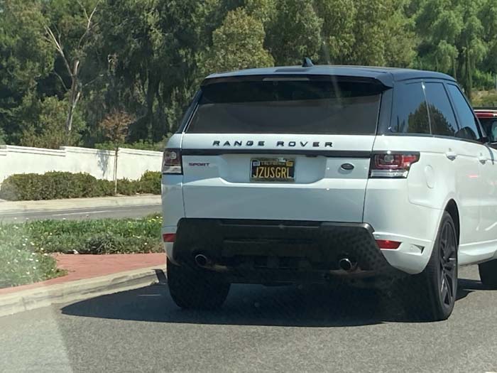 JZUSGRL vanity license plate