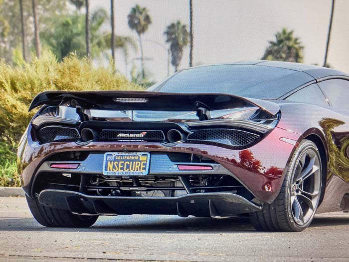 NSECURE vanity license plate meaning Insecure