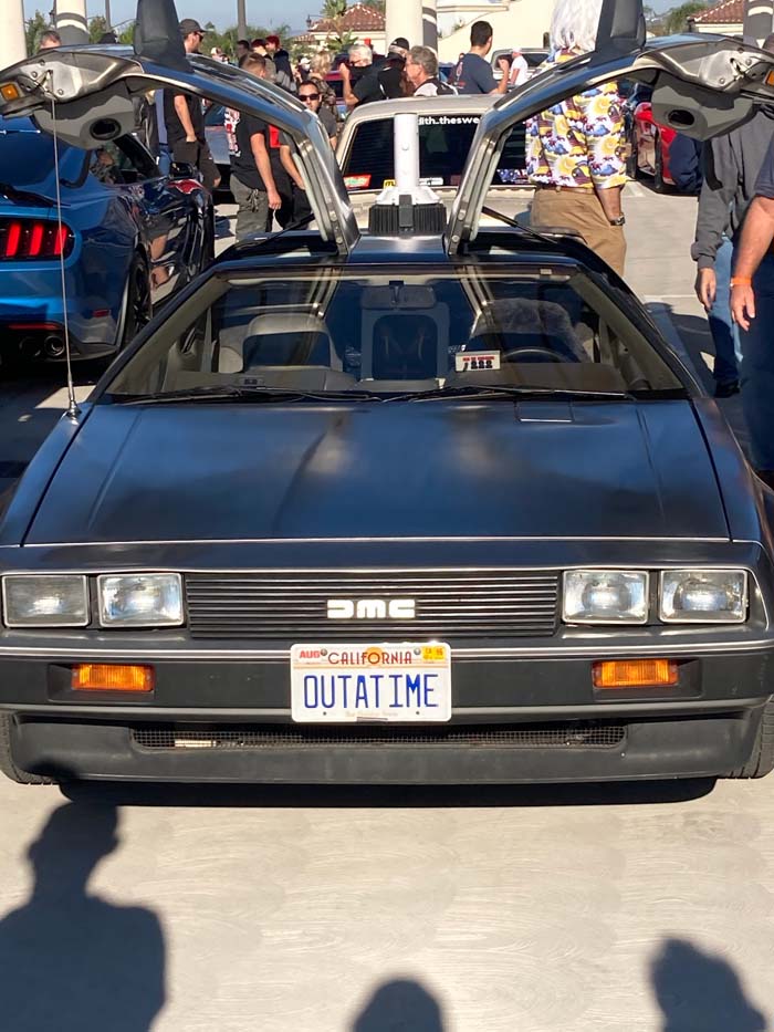 OUTATIME vanity license plate