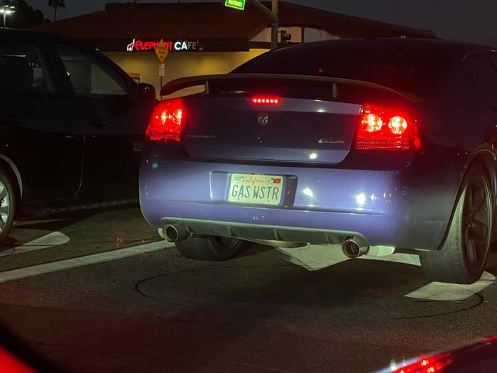 GASWSTR vanity license plate