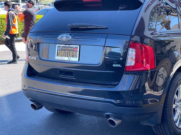 SHUTUPU vanity license plate meaning Shut Up You