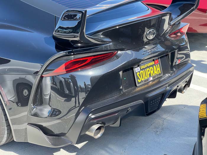 SOUPRAH vanity license plate meaning (Toyota) Supra