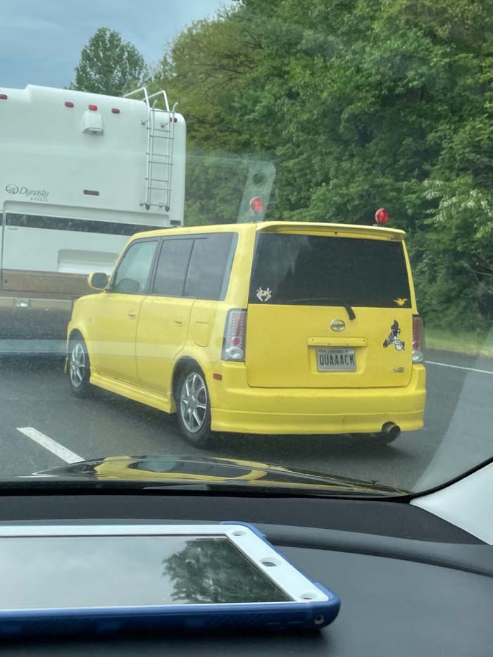 QUAAACK vanity license plate