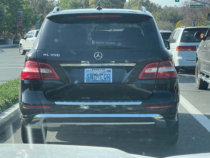 SNDCQR vanity license plate meaning Sound Seeker