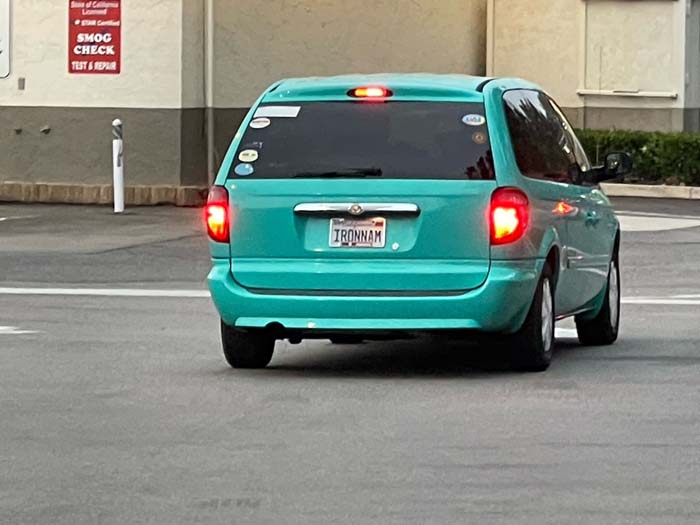 IRONNAM vanity license plate meaning Iron Nam
