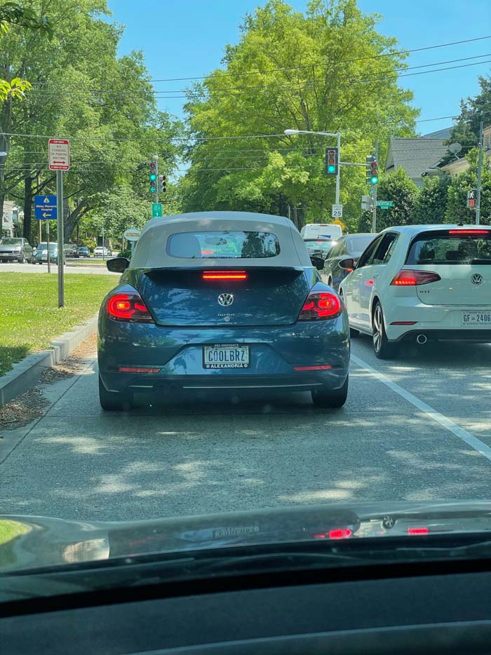 COOLBRZ vanity license plate meaning Cool Breeze