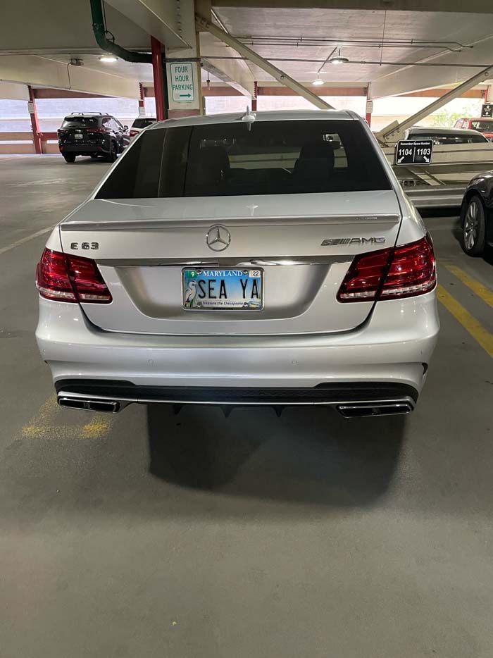 SEA YA vanity license plate meaning Cya