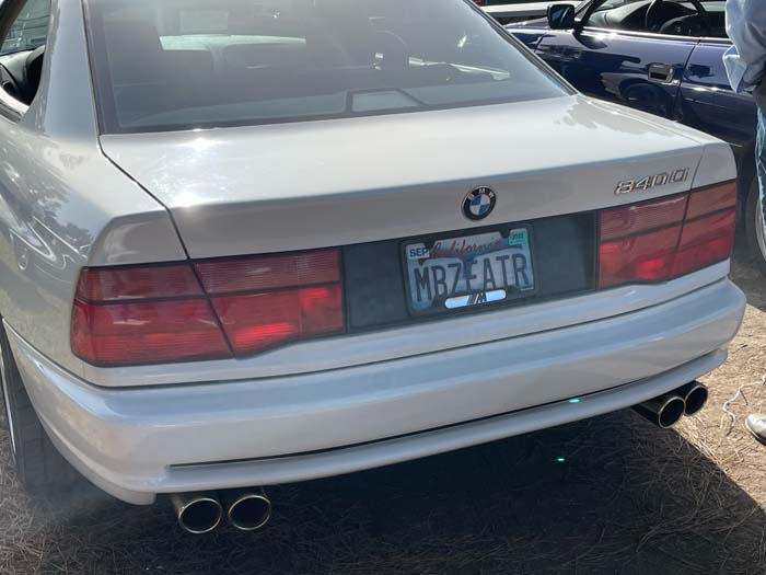 MBZEATR vanity license plate meaning Mercedes Benz Eater
