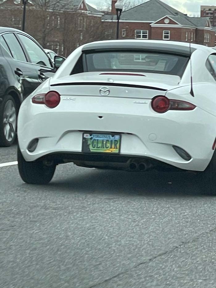 GLAC1R vanity license plate