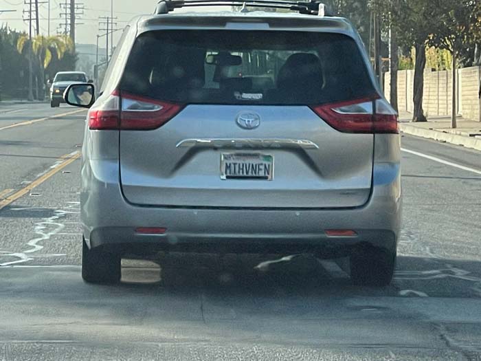 MIHVNFN vanity license plate