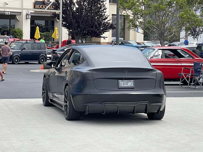 TESLAM3 vanity license plate meaning Tesla Model 3