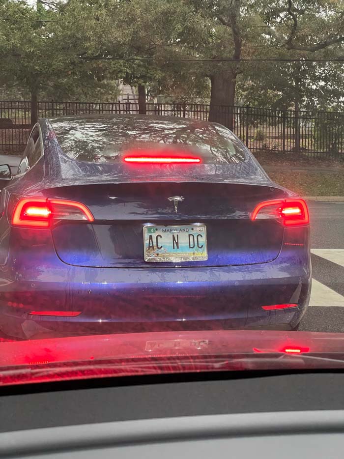 ACNDC vanity license plate