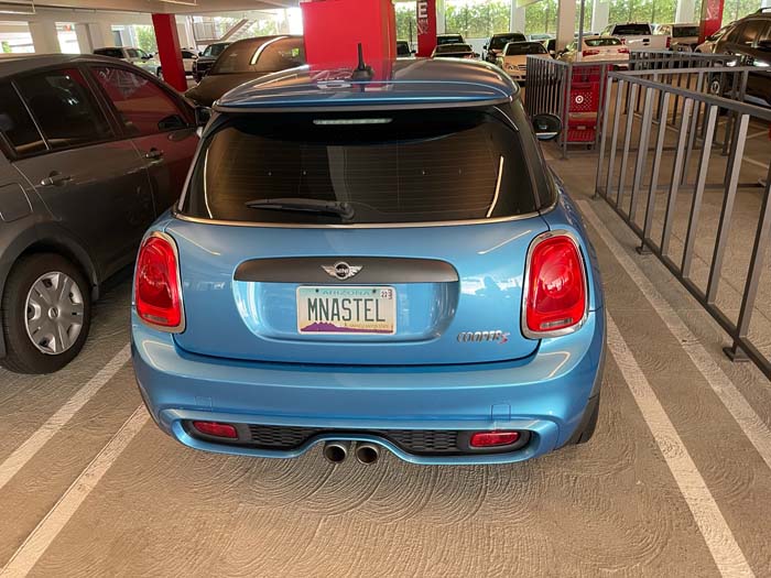 MNASTEL vanity license plate